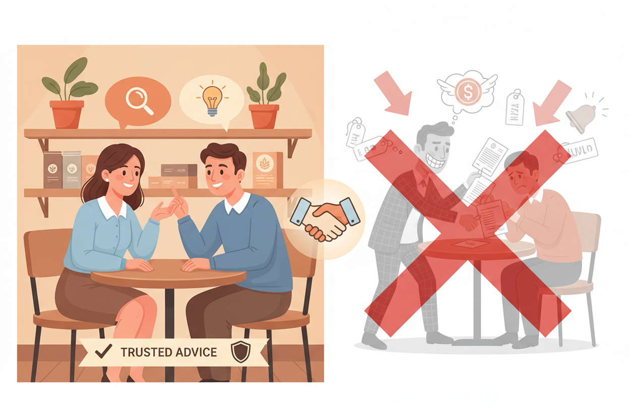 How to sell without sounding salesy